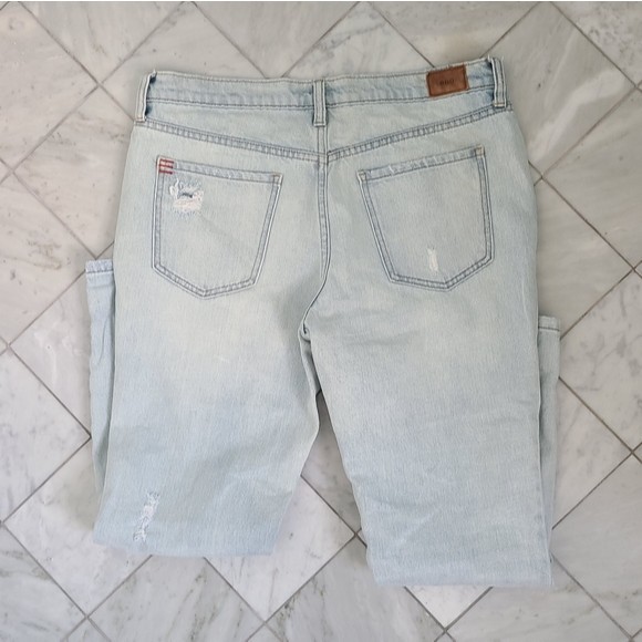 BDG Urban Outfitters Slim Boyfriend Jeans Distressed Ripped Jeans Blue 29 - Picture 5 of 6